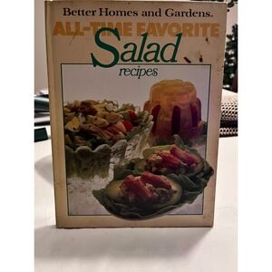 Vintage Better Homes and Gardens All Time Favorite Salad Recipes Cookbook 1979